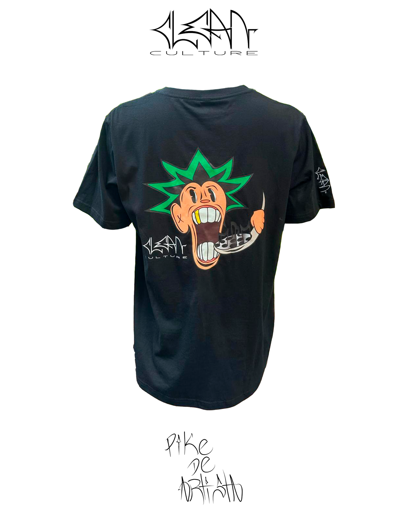 T-SHIRT PIKE DE ARTISTA - BLACK