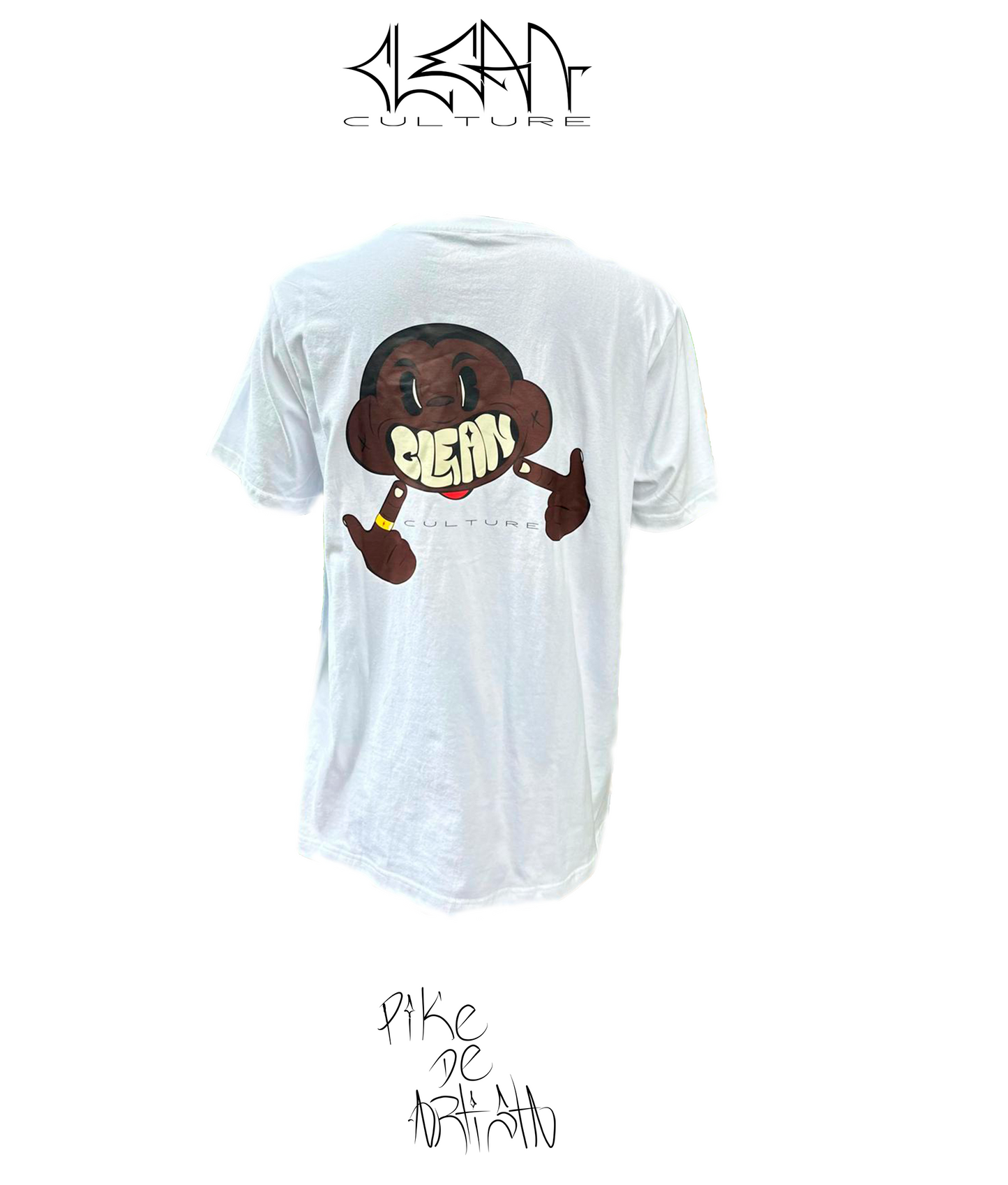 T-SHIRT PIKE DE ARTISTA - WHITE