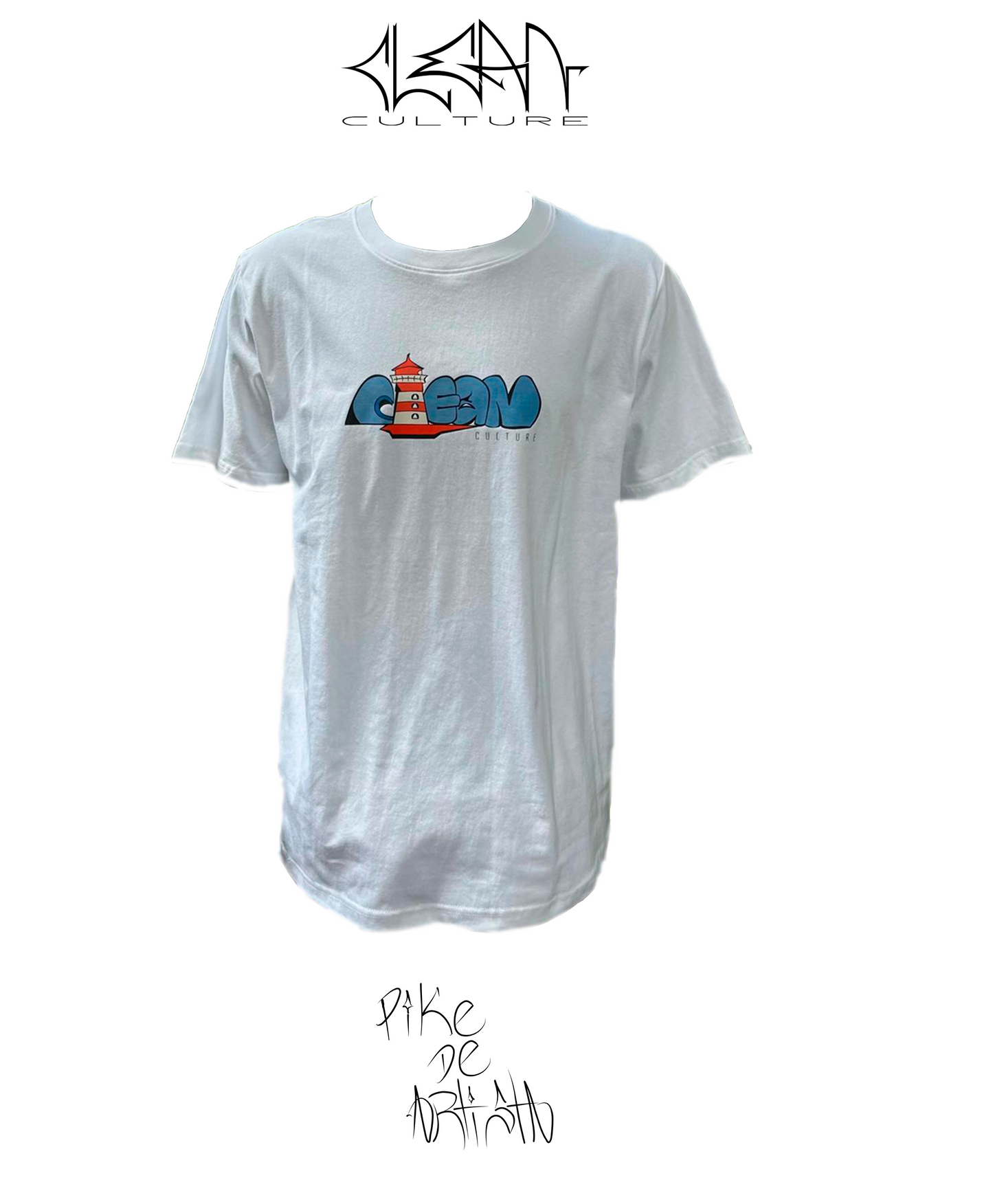 T-SHIRT PIKE DE ARTISTA - WHITE
